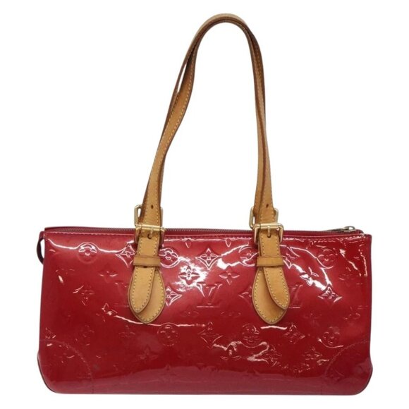 LOUIS VUITTON Vernis Rosewood Avenue Bag Pomme D'amour - Picture 1 of 14